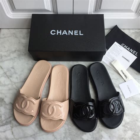 chanel slippers doorzichtig|chanel sandals official website.